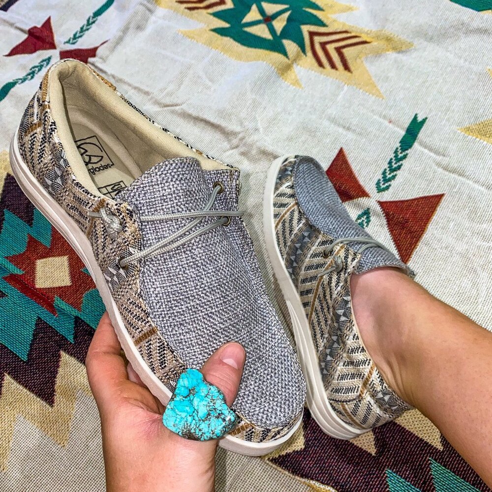 Slip On Sneakers Western Boho